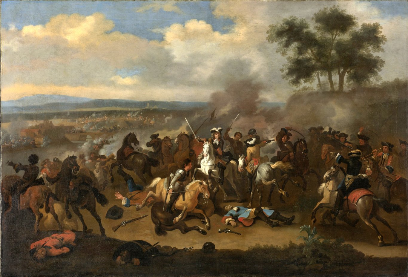 Battle of the Boyne (Ireland) between James II and William III, 12 July 1690