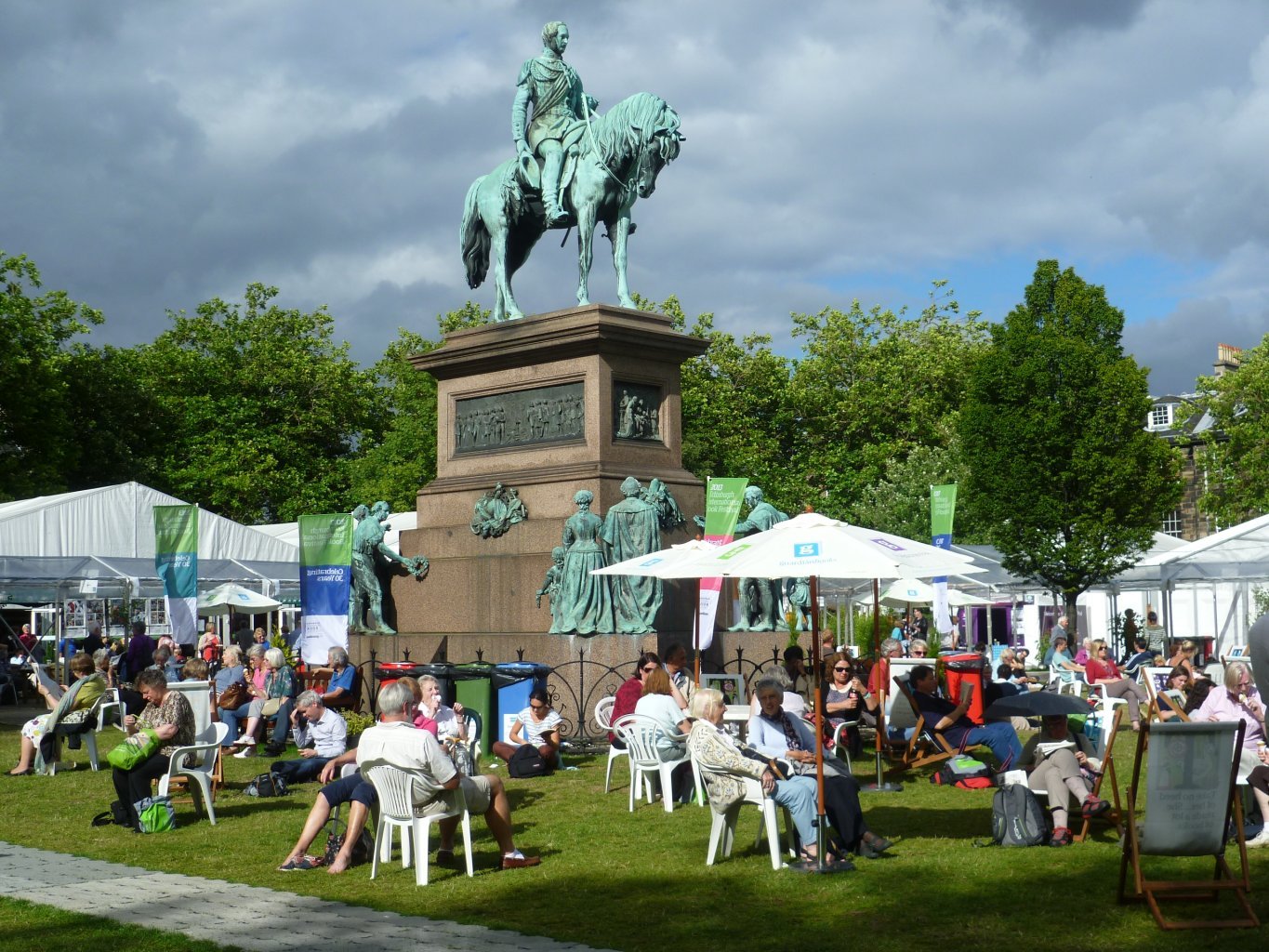 Edinburgh International Book Festival, Charlotte Square, 2013